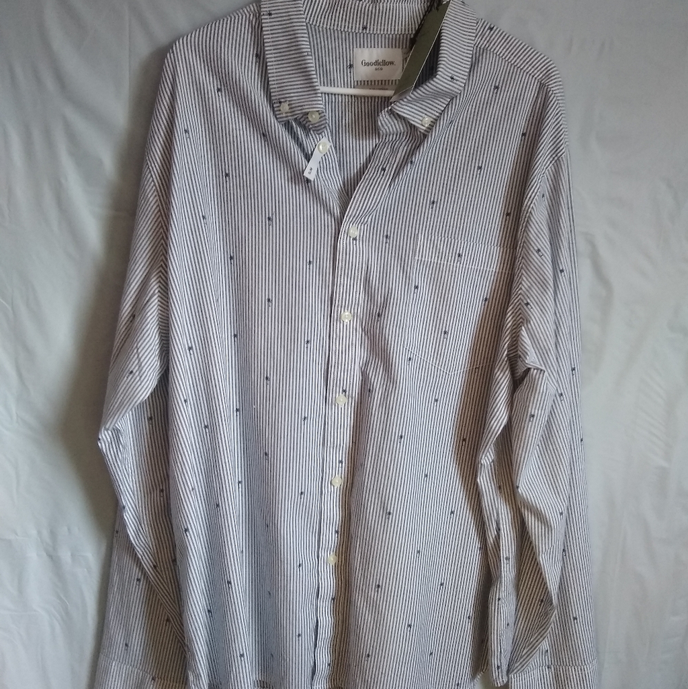 Men's Goodfellow & Co Slim Fit Poplin Button-down